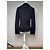 Vintage Courreges Paris Trench 38/M Marineblau - Ansicht 4