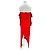 Thierry Mugler MUGLER Kleider T.International S Polyester Rot - Ansicht 2