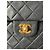 Borsa Chanel Timeless Classic in pelle di agnello nera Nero - vista 8