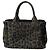 Bolso Prada lona camuflaje de leopardo caqui