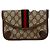 Clutch Gucci Ophidia GG Supreme Beige Pelle e Tela