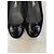 Ballerine Chanel Camélia in velluto nero - vista 4