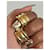 Orecchini Givenchy dorati con logo D'oro  - vista 6