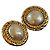 Orecchini a Clip Barocchi Vintage di Chanel D'oro
