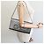 Borsa a spalla in pelle Jimmy Choo Chain Silver Auth sw147 Argento - vista 20