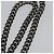 Borsa a spalla in pelle Jimmy Choo Chain Silver Auth sw147 Argento - vista 8