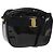 Borsa a spalla Vala Salvatore Ferragamo in pelle verniciata nera e oro Auth bs23082 Nero D'oro