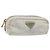 Pochette Prada in tela grigia e dorata Auth ac3649 Marrone D'oro