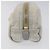 Pochette Prada in tela grigia e dorata Auth ac3649 Marrone D'oro - vista 3