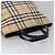 BURBERRY Nova Check Handtasche aus PVC Beige Silber Authentisch bs23486 - Ansicht 6