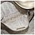Borsa Tote Gancini in pelle argento oro Auth JB034 di Salvatore Ferragamo - vista 11
