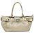 Borsa Tote Gancini in pelle argento oro Auth JB034 di Salvatore Ferragamo - vista 13