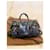 Borsa Galaxy Grande in Python Blu e Pelle Nera Gucci Nero Blu scuro - vista 10