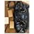 Borsa Galaxy Grande in Python Blu e Pelle Nera Gucci Nero Blu scuro - vista 16
