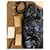 Borsa Galaxy Grande in Python Blu e Pelle Nera Gucci Nero Blu scuro - vista 17