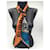 Sciarpa Burberry in seta multicolore  - vista 12
