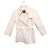 Gabardina Burberry blanca de algodón Blanco