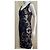 Escada Seidenbleistiftkleid schwarz und metallisch floral - Ansicht 3