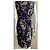 Escada Seidenbleistiftkleid schwarz und metallisch floral - Ansicht 4