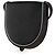 LOEWE Mini Pouch Anagram in pelle di vitello morbida nera con tacco - vista 2