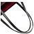 Fendi Rote Medium Zucchino Canvas Roll Tote Bordeaux - Ansicht 9
