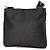 Sac à bandoulière en toile enduite Zucca noire Fendi - vue 2