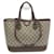 Borsa Tote Media Double G di Gucci Beige