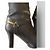 Hugo Boss Orange Schwarze Leder Plattformstiefel Größe 41 - Ansicht 11