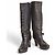 Hugo Boss Orange Schwarze Leder Plattformstiefel Größe 41 - Ansicht 2