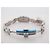 Céline NUOVO OROLOGIO CELINE MACADAM TRIOMPHE 35 MM QUARZO CLASSICO ACCIAIO PALLADIO - vista 6