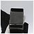 Borsa a vita GUCCI in nylon nero argento 28566 Auth IN054 - vista 21