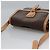 Céline Bolso de hombro de lona Macadam CELINE en cuero PVC marrón dorado Auth mr1129 Castaño - vista 6