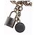 LOUIS VUITTON Caleido V Charm metallo Argento M67377 LV Auth bs22752 - vista 7