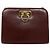Borsa a spalla in pelle marrone e oro Gancini Chain di Salvatore Ferragamo Auth bs23090 D'oro - vista 13