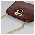 Borsa a spalla in pelle marrone e oro Gancini Chain di Salvatore Ferragamo Auth bs23090 D'oro - vista 6