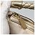 Borsa a spalla Gianni Versace in tela e pelle bianca dorata Auth bs23095 Bianco D'oro - vista 10