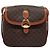 Céline Borsa a spalla in tela Macadam CELINE in pelle PVC marrone oro Auth mr1125 D'oro - vista 13