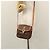 Céline Borsa a spalla in tela Macadam CELINE in pelle PVC marrone oro Auth mr1125 D'oro - vista 23