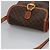 Céline Borsa a spalla in tela Macadam CELINE in pelle PVC marrone oro Auth mr1125 D'oro - vista 6