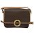 Céline CELINE Macadam Canvas Schultertasche, PVC-Leder, braun, gold, authentisch IN010 Golden - Ansicht 13