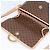 Céline CELINE Macadam Canvas Schultertasche, PVC-Leder, braun, gold, authentisch IN010 Golden - Ansicht 19