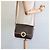 Céline CELINE Macadam Canvas Schultertasche, PVC-Leder, braun, gold, authentisch IN010 Golden - Ansicht 23