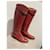 Kelly Hermès Botas HERMES T.EU 37 Cuero Roja  - vista 2