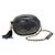Chanel Tamburello borsa a tracolla in pelle nera Nero