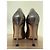 Zapatos de tacón Sergio Rossi Godiva en cuero plateado Plata - vista 4