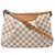 Borsa a Spalla Louis Vuitton Damier Azur Siracusa PM N41113 Beige