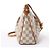 Borsa a Spalla Louis Vuitton Damier Azur Siracusa PM N41113 Beige - vista 5