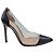 Gianvito Rossi plexy pumps leather black Nero
