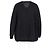 Verzierte offene Strickjacke aus schwarzer Wolle von Saint Laurent Grau - Ansicht 6
