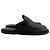 Mules Loafer Marni in pelle nera Nero